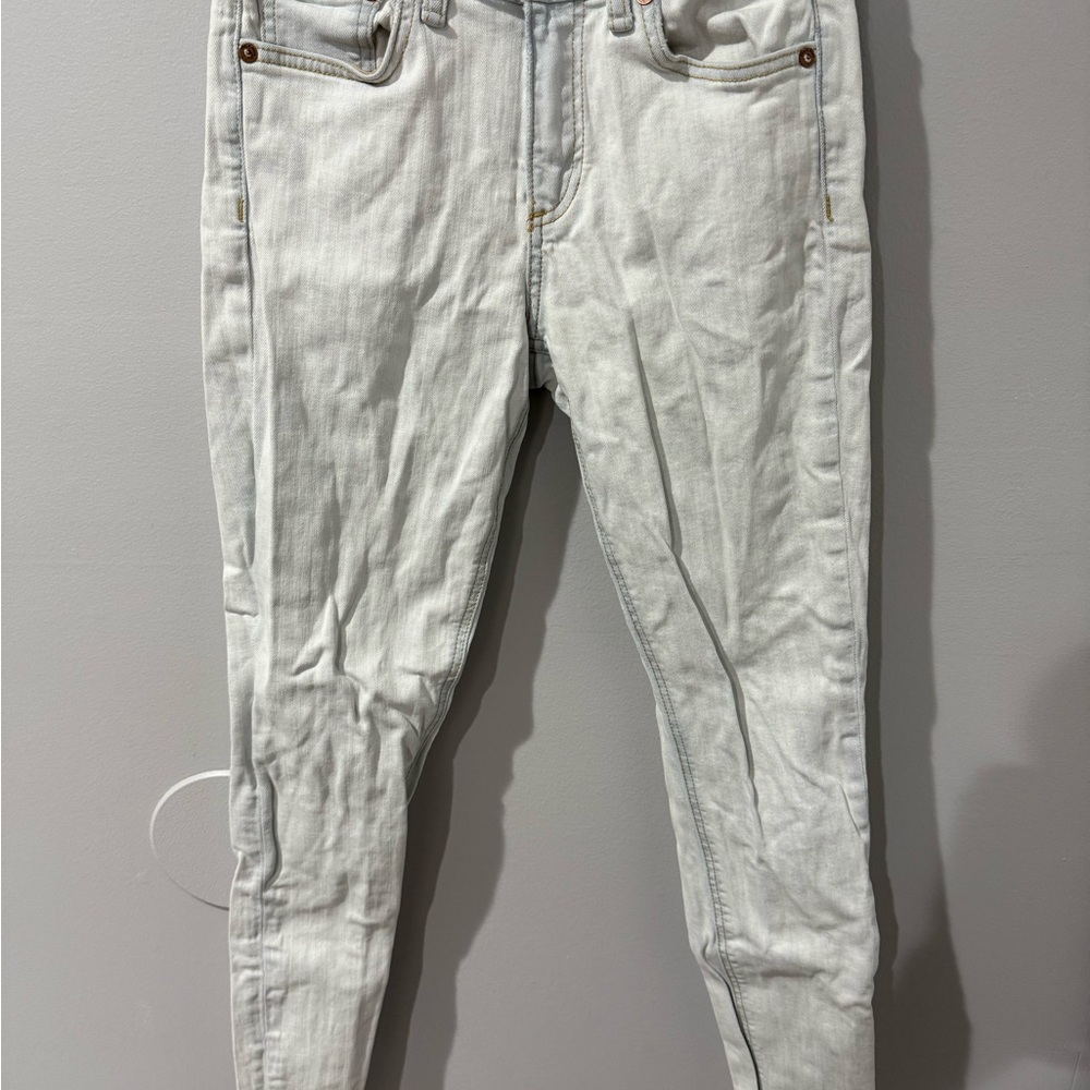 Rag‎ And Bone Size 26 Cate Mid Rise Ankle Skinny Light Wash Jeans
